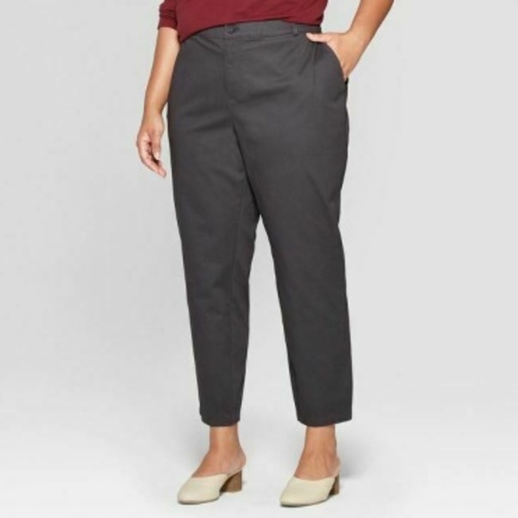 Ava & Viv Pants & Jumpsuits Womens Plus Size Chino Pants Ava Viv Dark G Poshmark